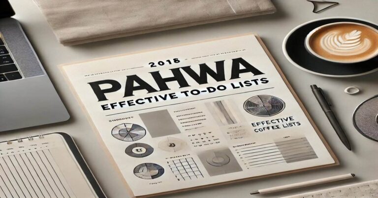 Pahwa 2018 effective to do lists Boost Productivity Guide